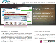 Tablet Screenshot of mitztechnologies.com